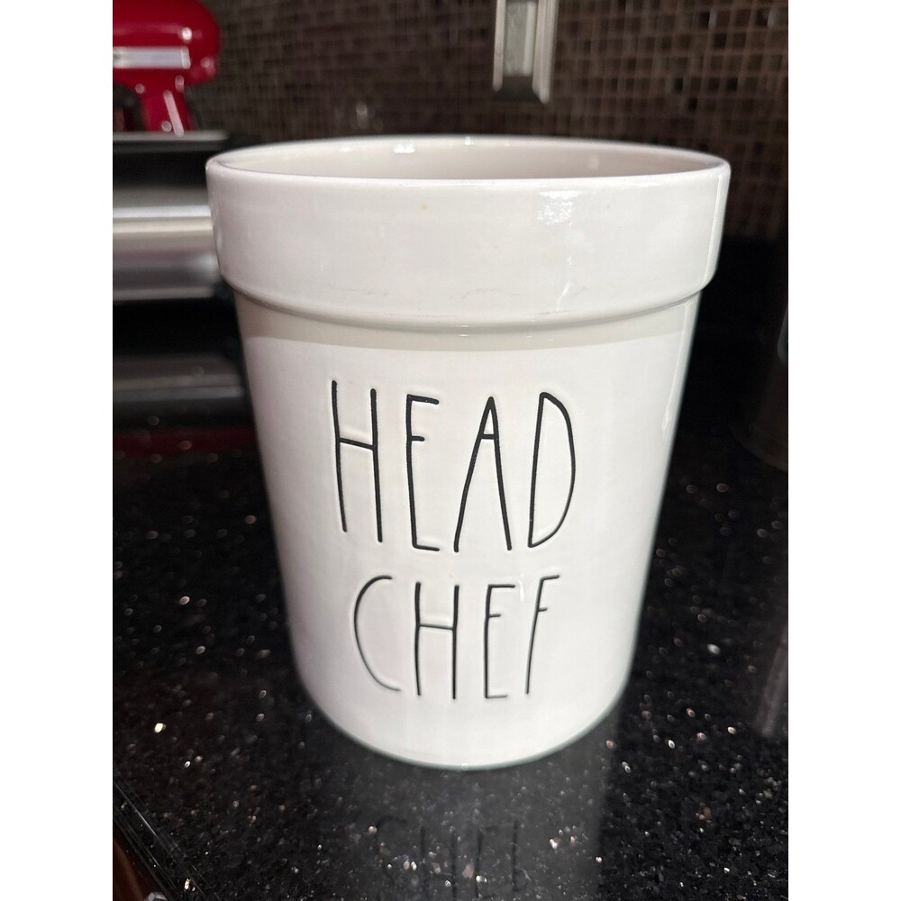 Rae Dunn "Head Chef" Kitchen Canister Storage Jar